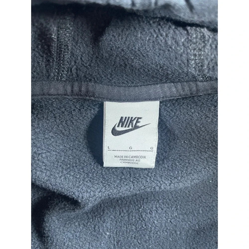 Nike Sportswear Boys Full Zip Club Fleece Hoodie Black Large L